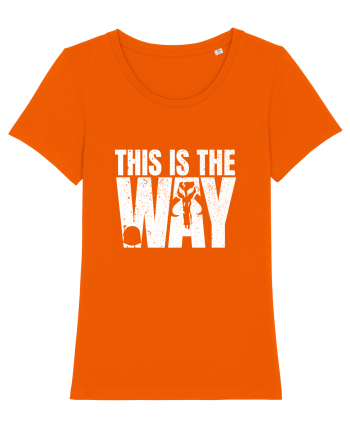 Mandalorian This Is The Way Bright Orange