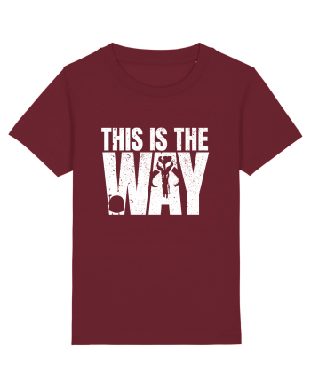 Mandalorian This Is The Way Burgundy