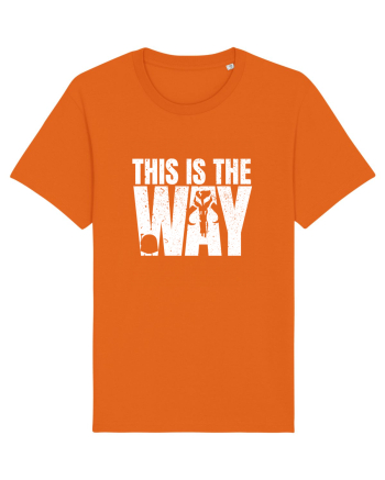 Mandalorian This Is The Way Bright Orange