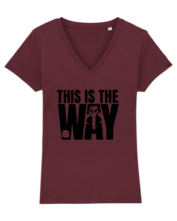 Mandalorian This Is The Way Burgundy