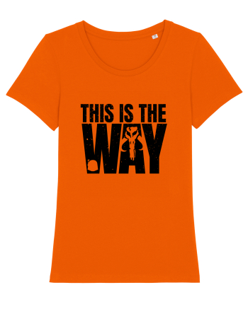 Mandalorian This Is The Way Bright Orange