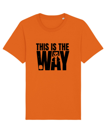 Mandalorian This Is The Way Bright Orange