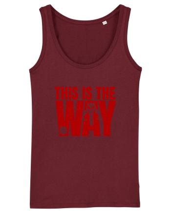 Mandalorian This Is The Way Burgundy