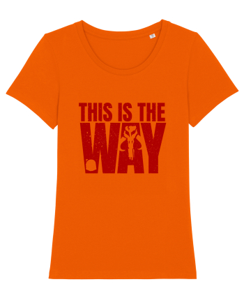 Mandalorian This Is The Way Bright Orange