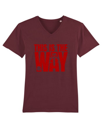 Mandalorian This Is The Way Burgundy