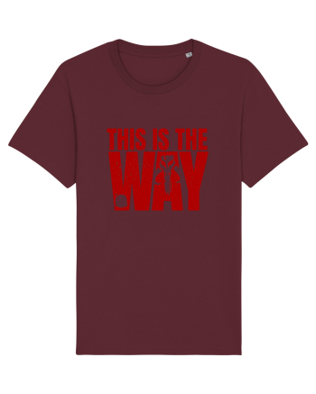 Mandalorian This Is The Way Burgundy