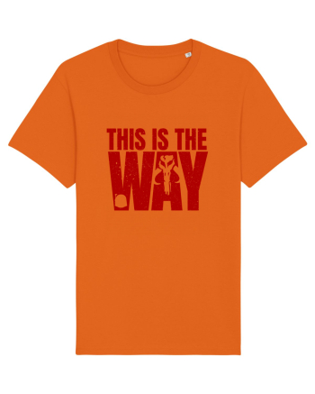 Mandalorian This Is The Way Bright Orange