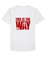 Mandalorian This Is The Way Tricou mânecă scurtă guler larg Bărbat Skater