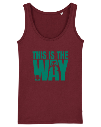 Mandalorian This Is The Way Burgundy