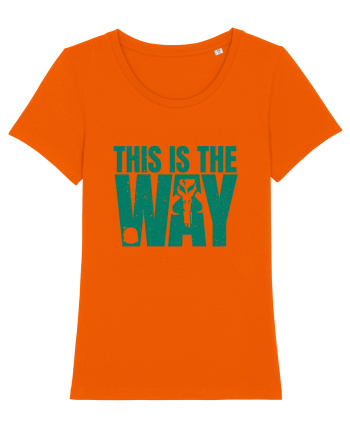 Mandalorian This Is The Way Bright Orange