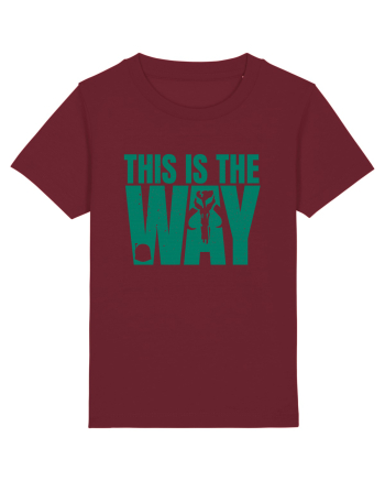 Mandalorian This Is The Way Burgundy