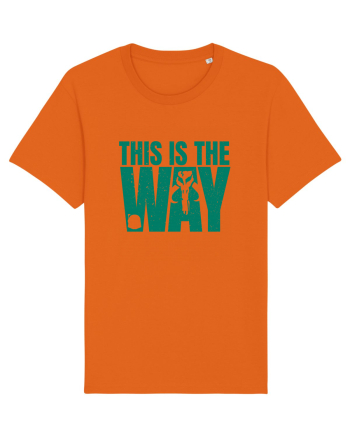 Mandalorian This Is The Way Bright Orange