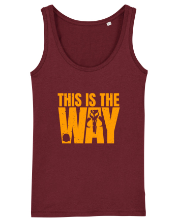 Mandalorian This Is The Way Burgundy