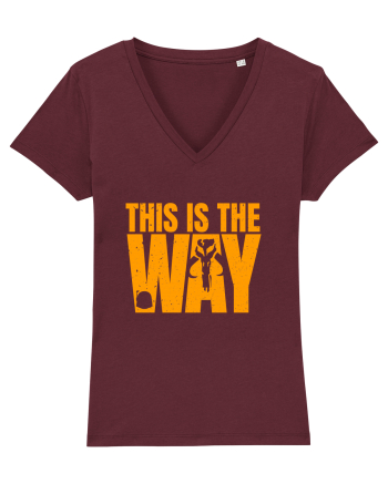 Mandalorian This Is The Way Burgundy