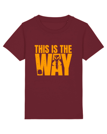 Mandalorian This Is The Way Burgundy