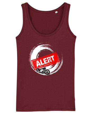 Motorcycle Alert Burgundy