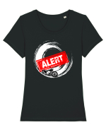 Motorcycle Alert Tricou mânecă scurtă guler larg fitted Damă Expresser