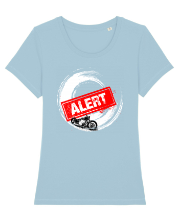 Motorcycle Alert Sky Blue