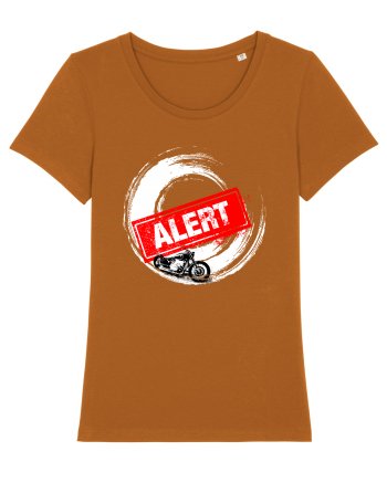 Motorcycle Alert Roasted Orange