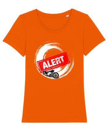 Motorcycle Alert Bright Orange
