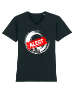 Motorcycle Alert Tricou mânecă scurtă guler V Bărbat Presenter