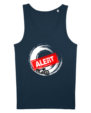 Motorcycle Alert Navy