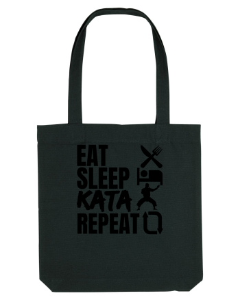 Eat Sleep Kata Repeat  Black