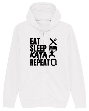 Eat Sleep Kata Repeat  White