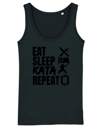 Eat Sleep Kata Repeat  Black