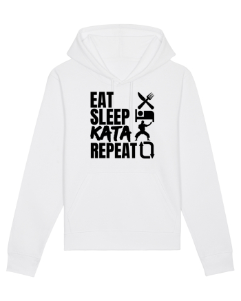 Eat Sleep Kata Repeat  White