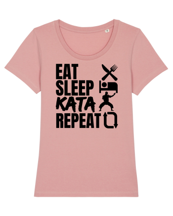 Eat Sleep Kata Repeat  Canyon Pink