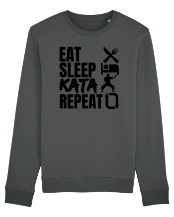 Eat Sleep Kata Repeat  Anthracite