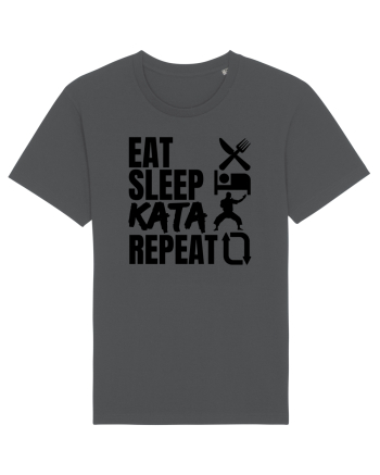 Eat Sleep Kata Repeat  Anthracite
