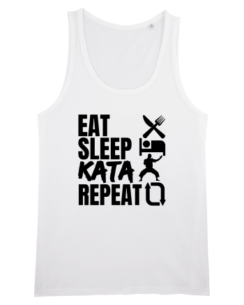 Eat Sleep Kata Repeat  White