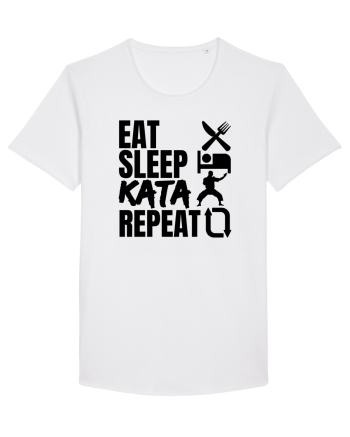 Eat Sleep Kata Repeat  White