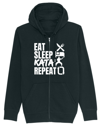 Eat Sleep Kata Repeat  Black