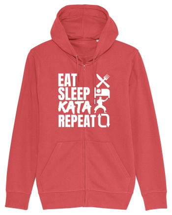 Eat Sleep Kata Repeat  Carmine Red