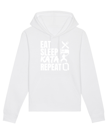 Eat Sleep Kata Repeat  White