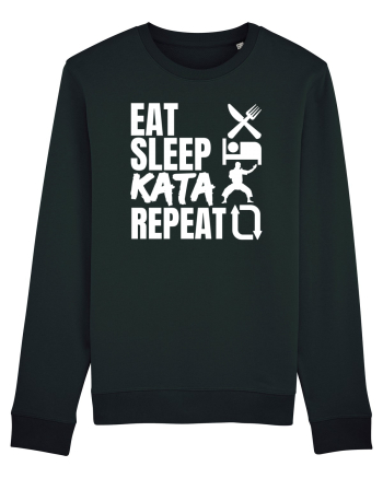 Eat Sleep Kata Repeat  Black