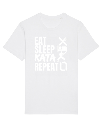 Eat Sleep Kata Repeat  White