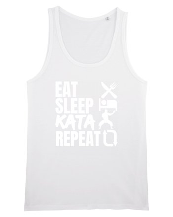 Eat Sleep Kata Repeat  White