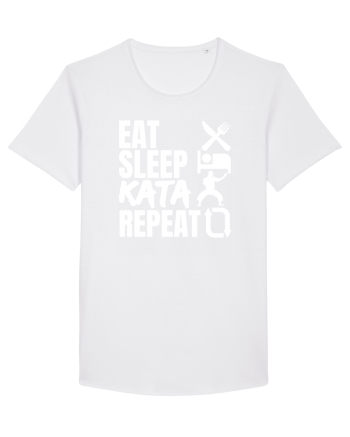 Eat Sleep Kata Repeat  White