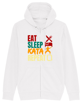 Eat Sleep Kata Repeat  White