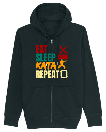 Eat Sleep Kata Repeat  Black