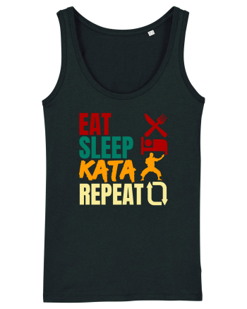 Eat Sleep Kata Repeat  Black