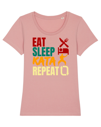 Eat Sleep Kata Repeat  Canyon Pink