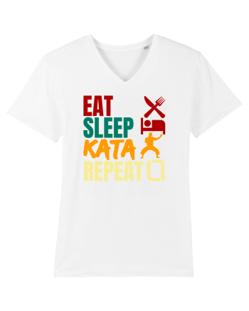 Eat Sleep Kata Repeat  White