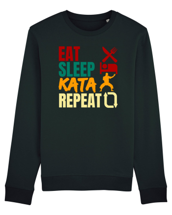 Eat Sleep Kata Repeat  Black