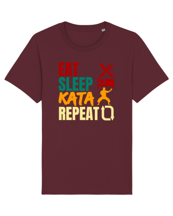 Eat Sleep Kata Repeat  Burgundy