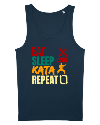 Eat Sleep Kata Repeat  Navy